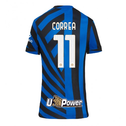 Fotballdrakt Dame Inter Milan Joaquin Correa #11 Hjemmedrakt 2024-25 Kortermet